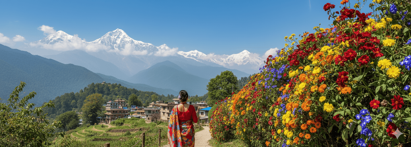 Nepal destination background